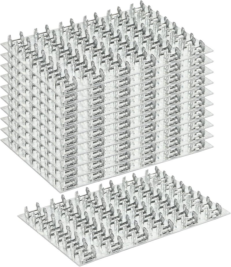 MOZCORN 10 Pcs Truss Plates 4x6 Inch, Pronged Truss Mending Plate with Nail Teeth, Mending Plates for Wood Trusses Construction - Image 1